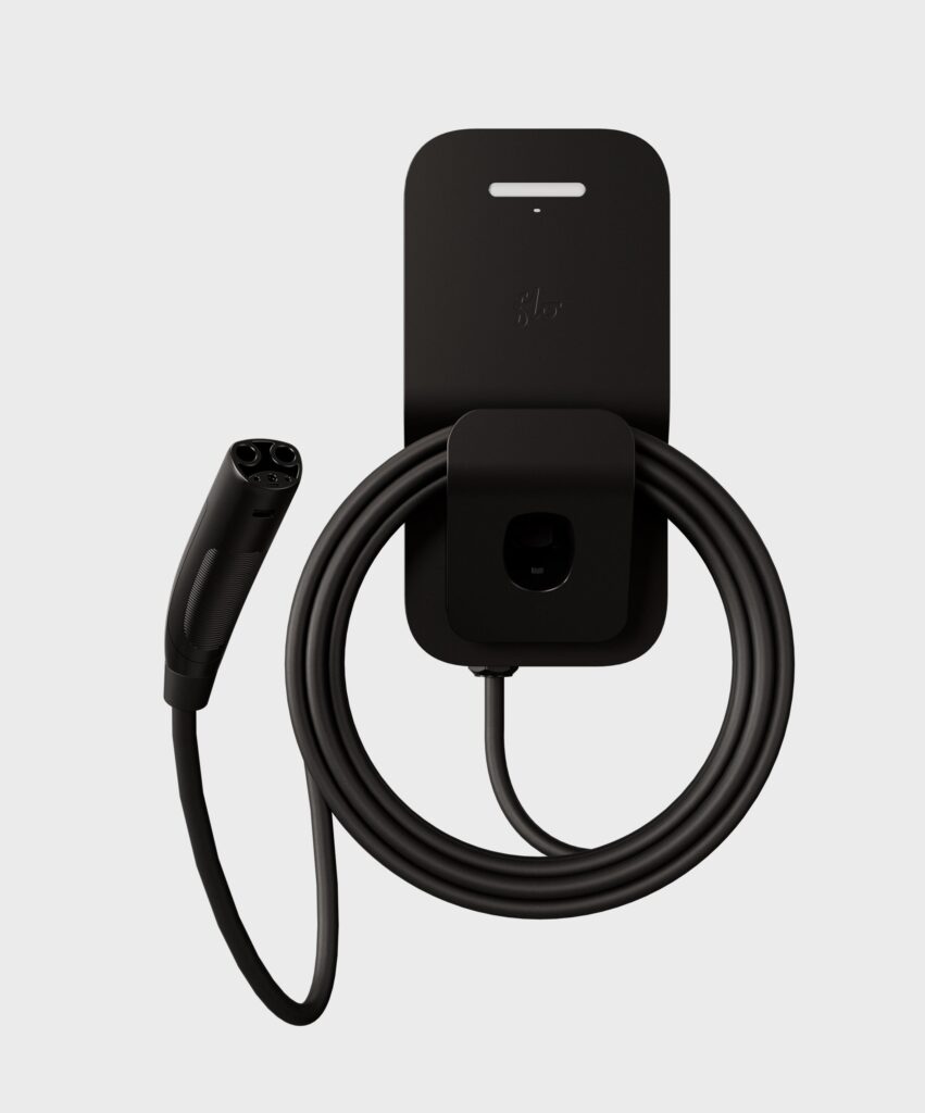 Borne de recharge FLO Maison X3 50A - NACS (Tesla) - Noir absolu