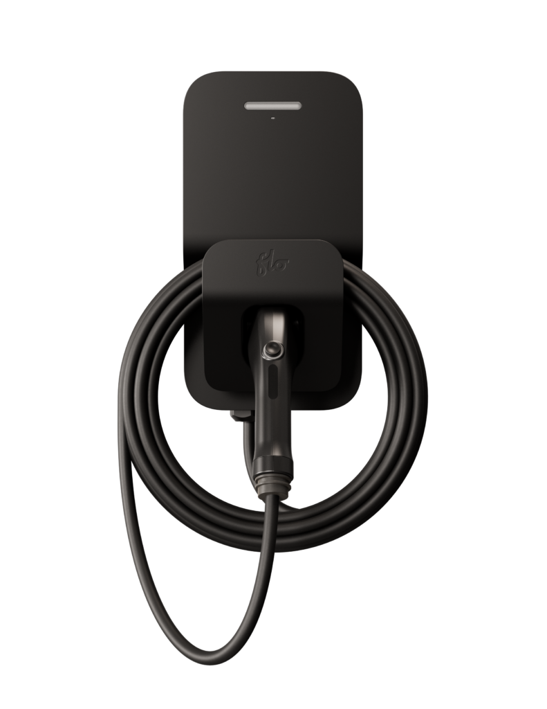 Borne de recharge FLO Maison X8 80A - Noir absolu